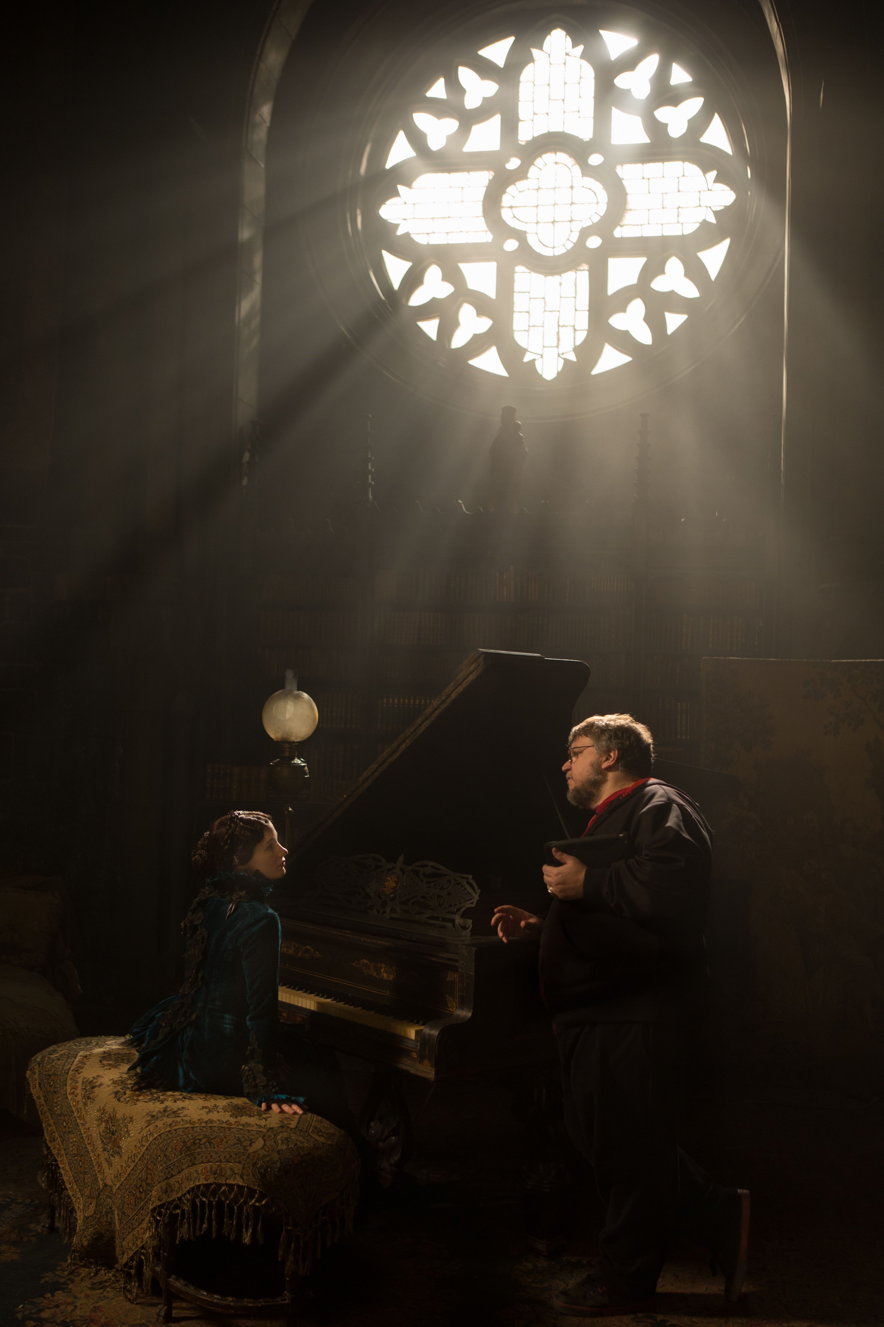 Guillermo del Toro directs Jessica Chastain, beautiful light