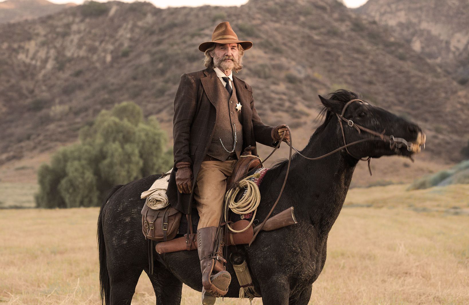 Kurt Russell as Sheriff Franklin Hunt in Bone Tomahawk