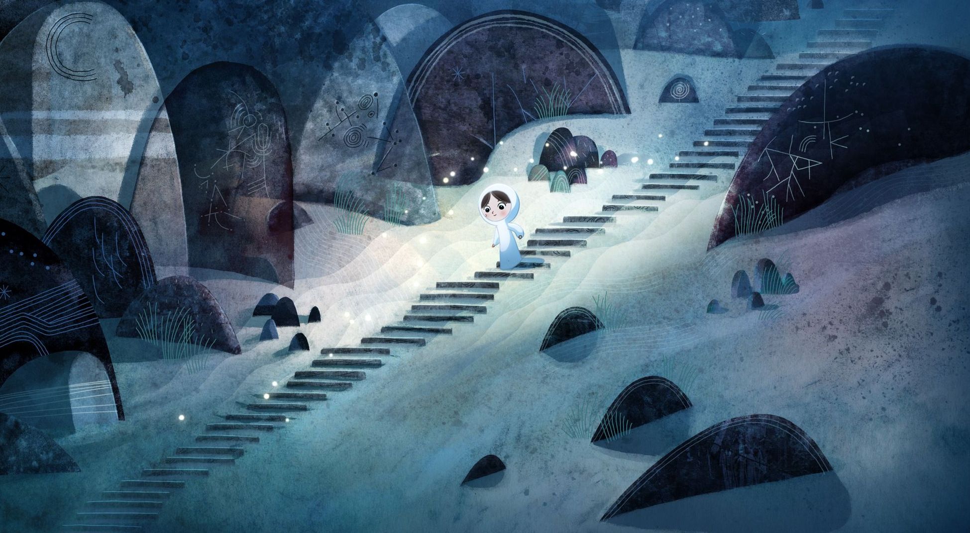 Beautiful blue in Song of the Sea