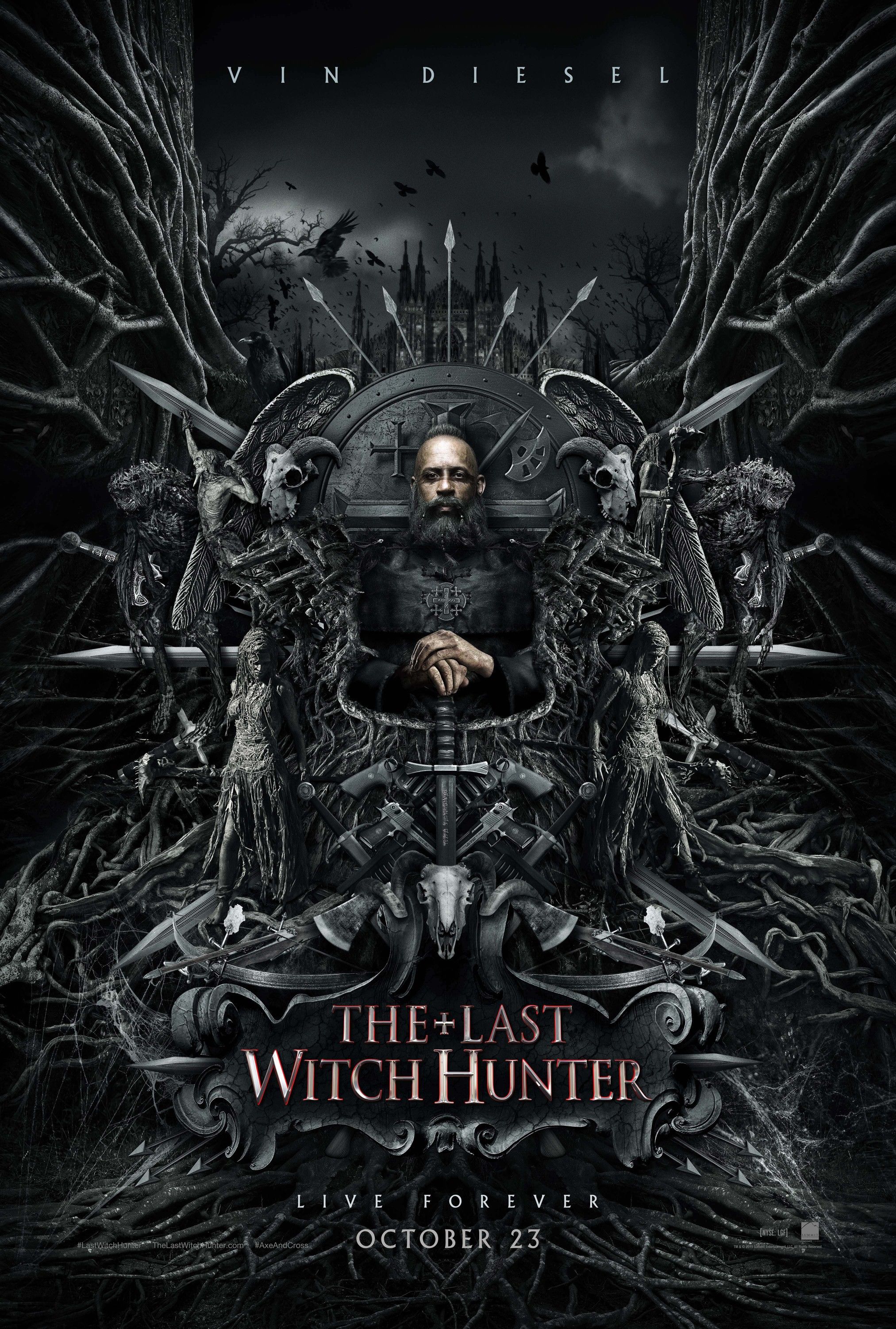 New Poster for Vin Diesel&#039;s &#039;The Last Witch Hunter&#039;