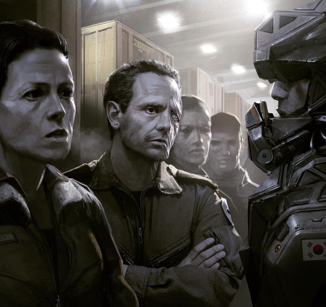 Neill Blomkamp posts new Alien 5 concept art with Ripley and