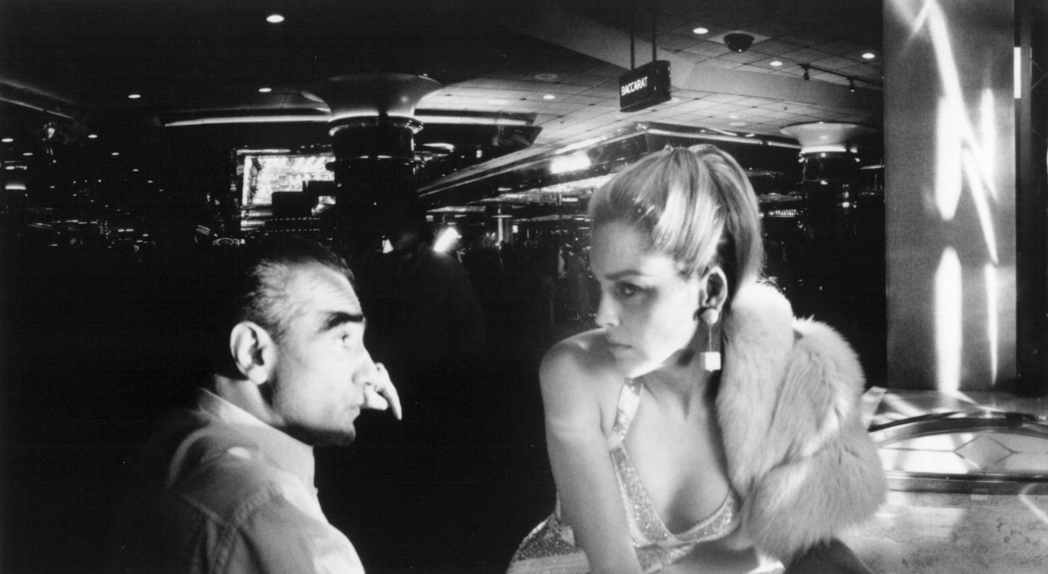 Martin Scorsese On-Set With Sharon Stone