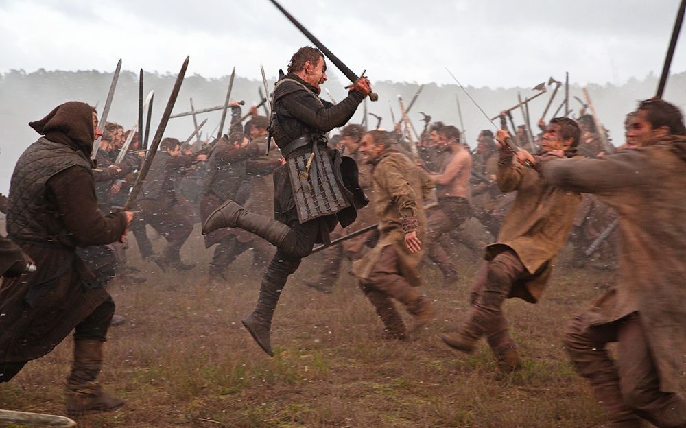 Fassbender, Macbeth Action Shot