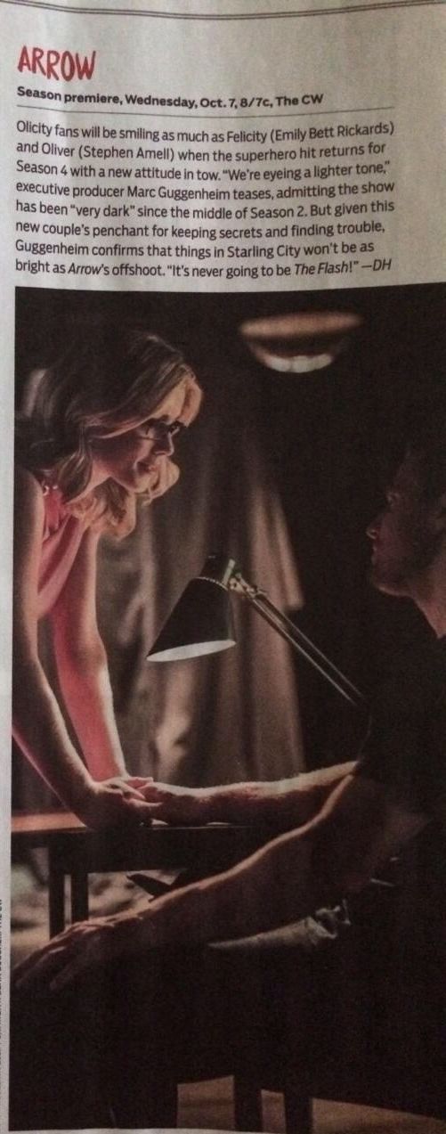 Arrow article in @TVGuideMagazine