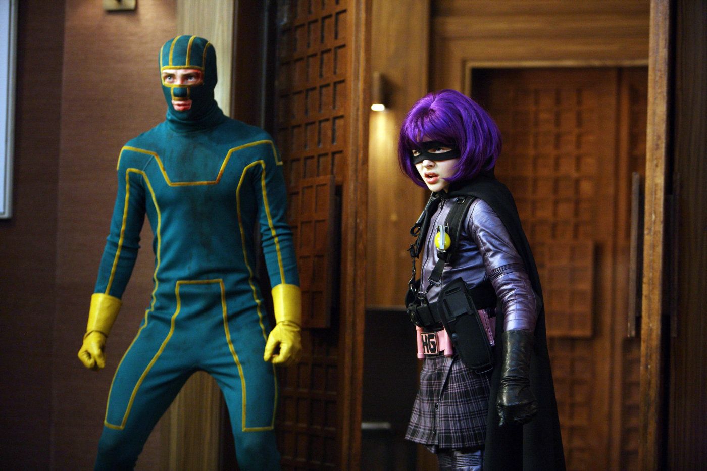 Kick-Ass and Hit Girl