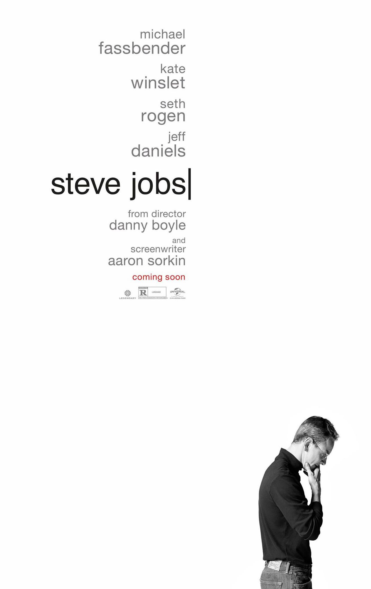 An official poster for &#039;Steve Jobs&#039;, starring Michael Fassbe