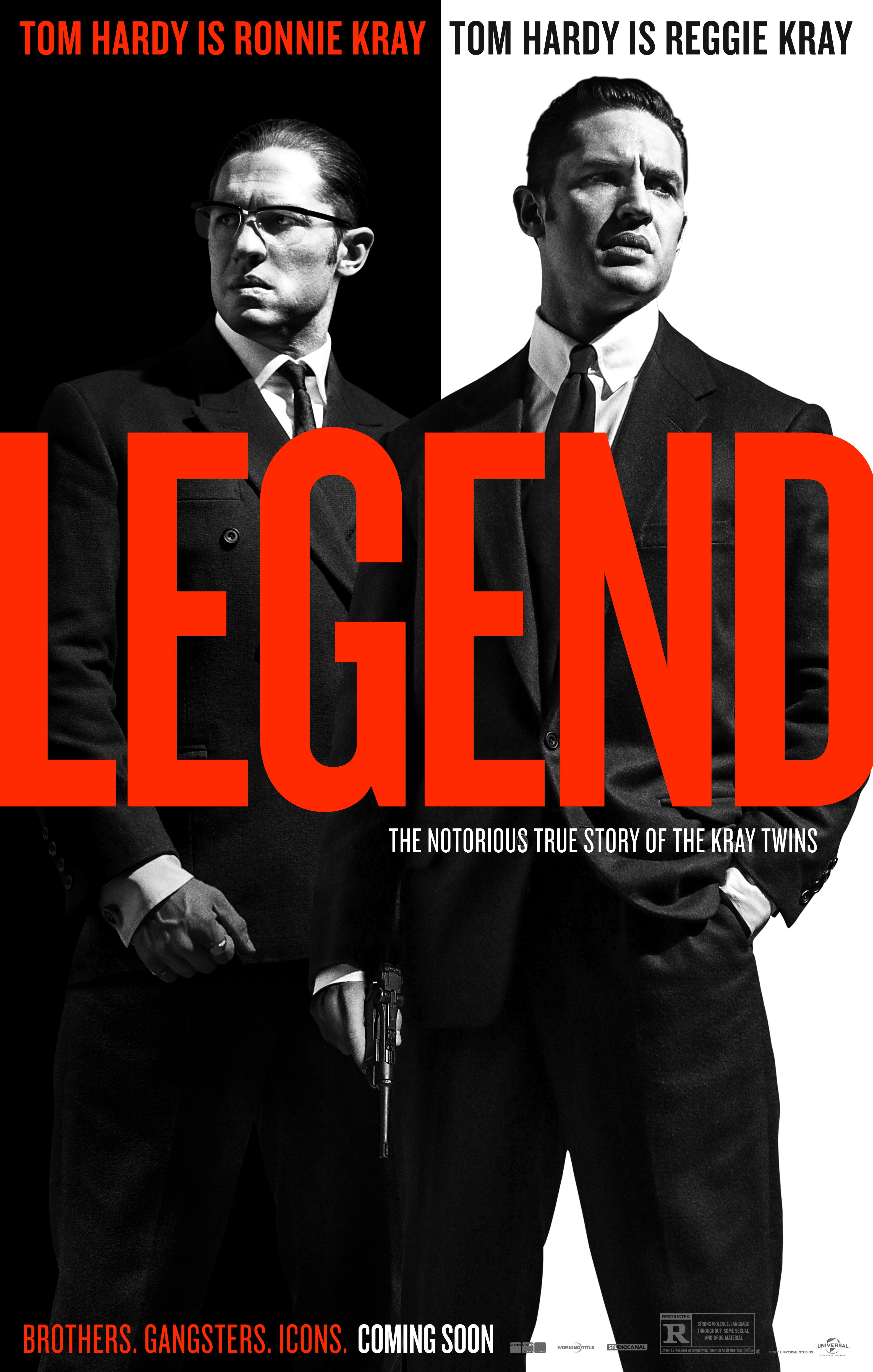 Legend Black and White Poster