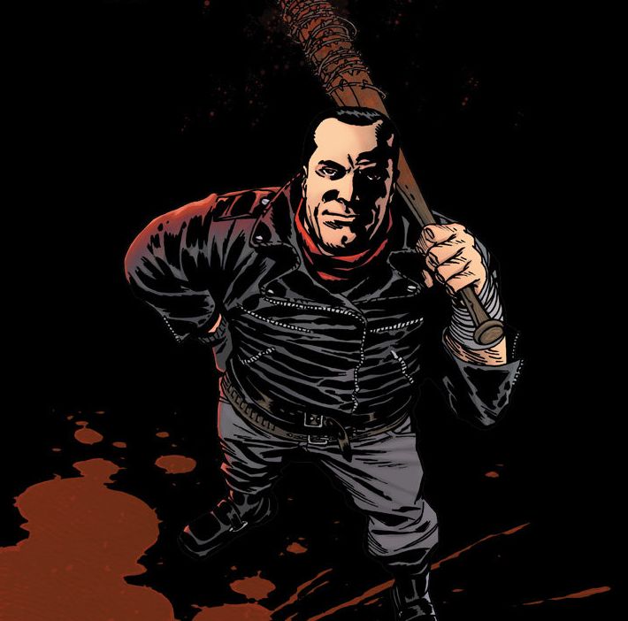 Negan as seen in the comic series