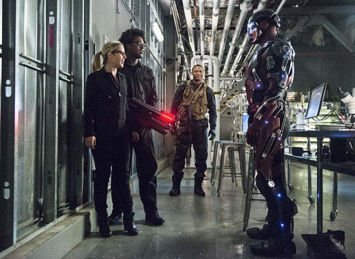 Felicity Smoak, Curtis Holt, John Diggle, Ray Palmer/ATOM