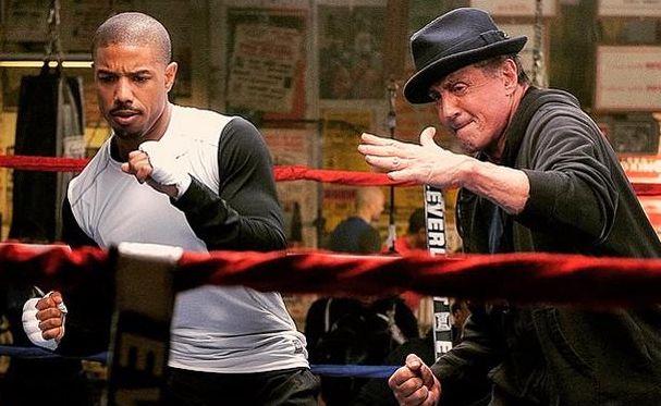 Michael B. Jordan and Sylvester Stallone in &quot;Creed&quot;