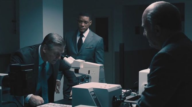 Alec Baldwin, Will Smith and Albert Brooks in &quot;Concussion&quot;