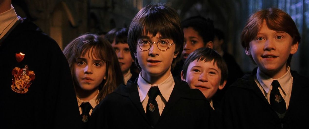 Daniel Radcliffe in the original Harry Potter film