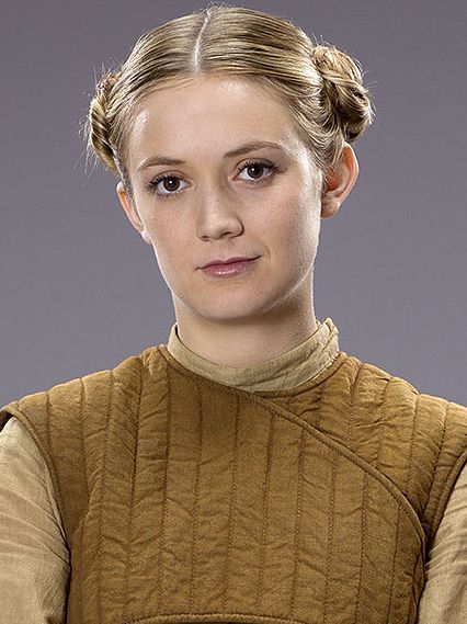 Billie Lourde in Star Wars: The Force Awakens