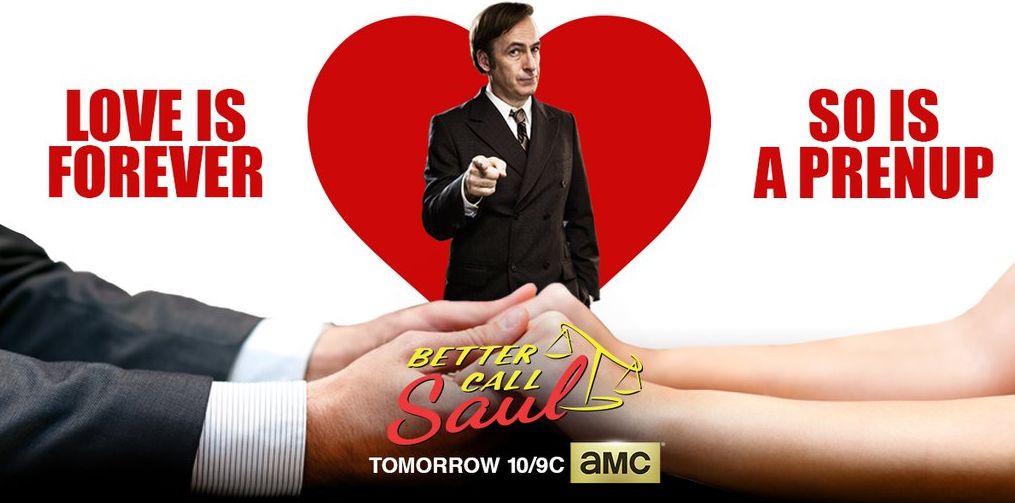 Saul has his say on love: Better Call Saul returns tomorrow!