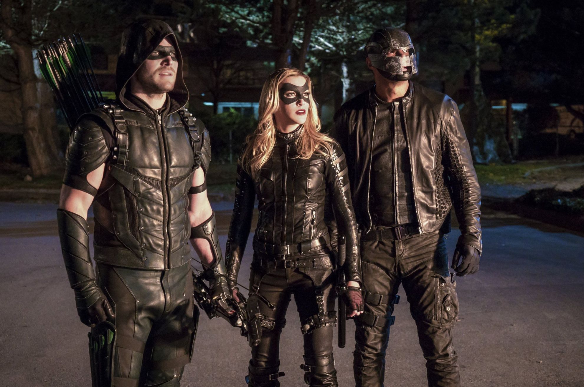 Green Arrow, Black Canary, Spartan