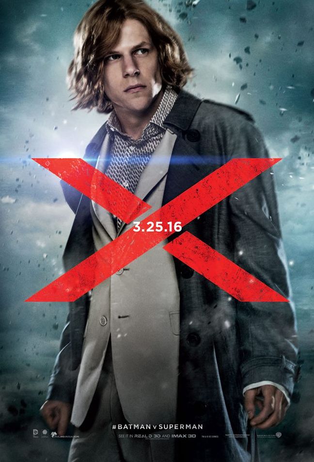 Jesse Eisenberg as Lex Luthor in new poster