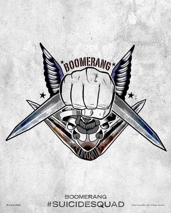 Harley Quinn&#039;s Tattoo Parlor Poster - Boomerang