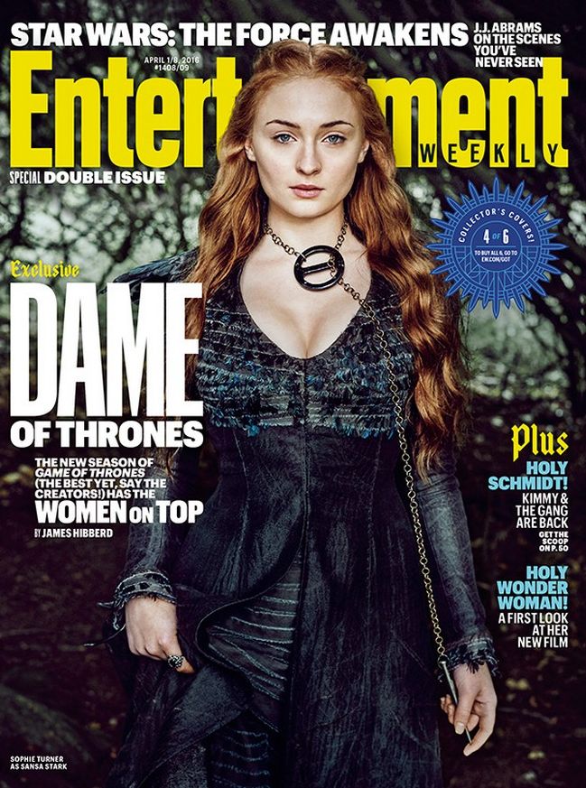 Sophie Turner on EW Cover