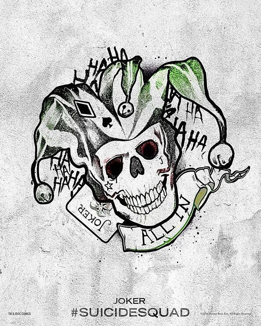 Harley Quinn&#039;s Tattoo Parlor Poster - The Joker