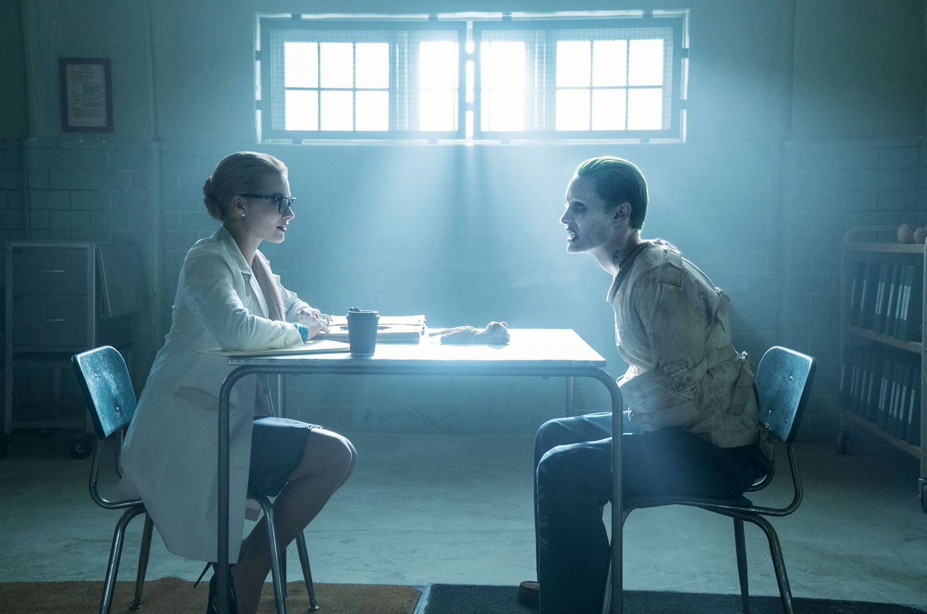 Margot Robbie and Jared Leto in Suicide Squad