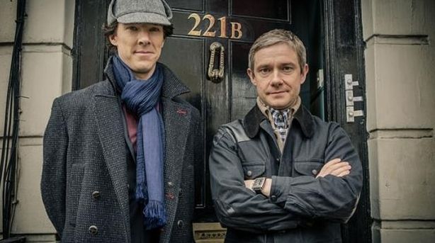 Benedict Cumberbatch and Martin Freeman ins &#039;Sherlock&#039;