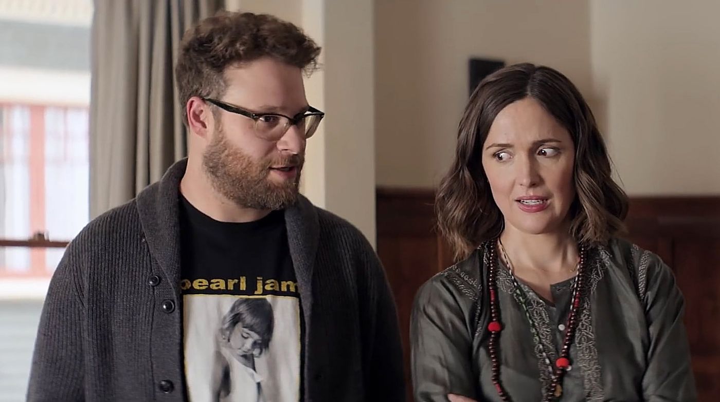 Seth Rogen and Rose Byrne in &quot;Neighbors 2&quot;.