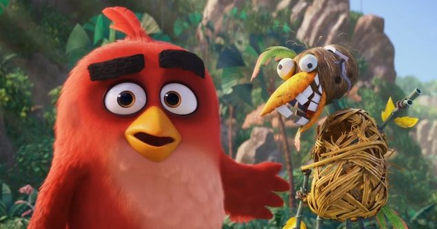Red (voiced by Jason Sudeikis) in "The Angry Birds Movie"