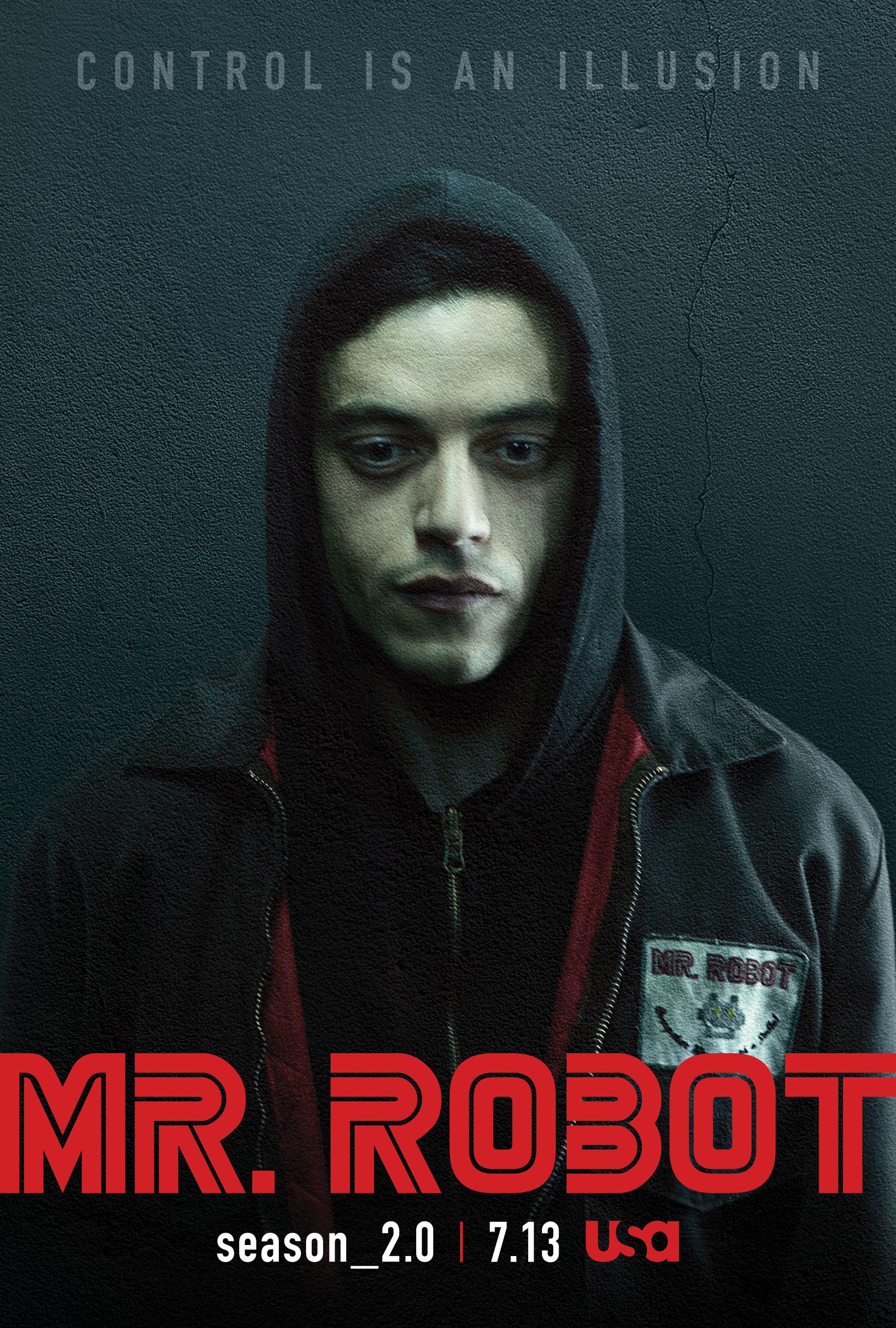 Control is an illusion in the key art released for Mr. Robot