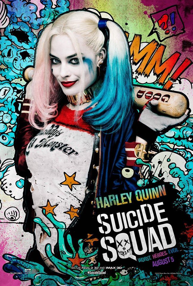 Harley Quinn character poster