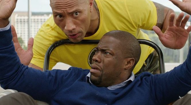 Dwayne Johnson as Bob Stone &amp; Kevin Hart as Calvin &quot;The Gold