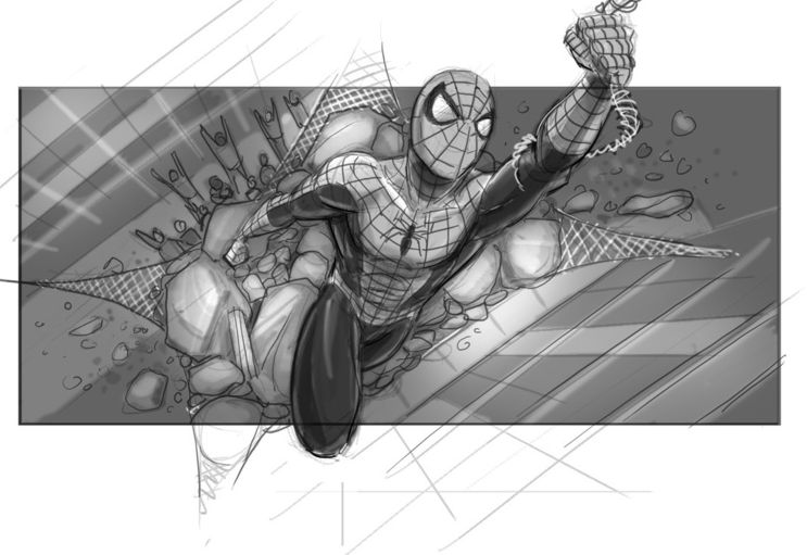 Spider-Man concept art