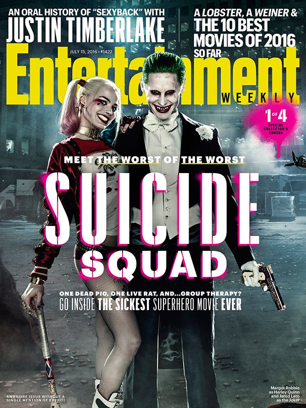 EW cover (1 of 4): Harley Quinn &amp; Joker