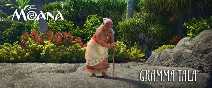 Gramma Tala voiced by Rachel House: Moana&#039;s grandmother