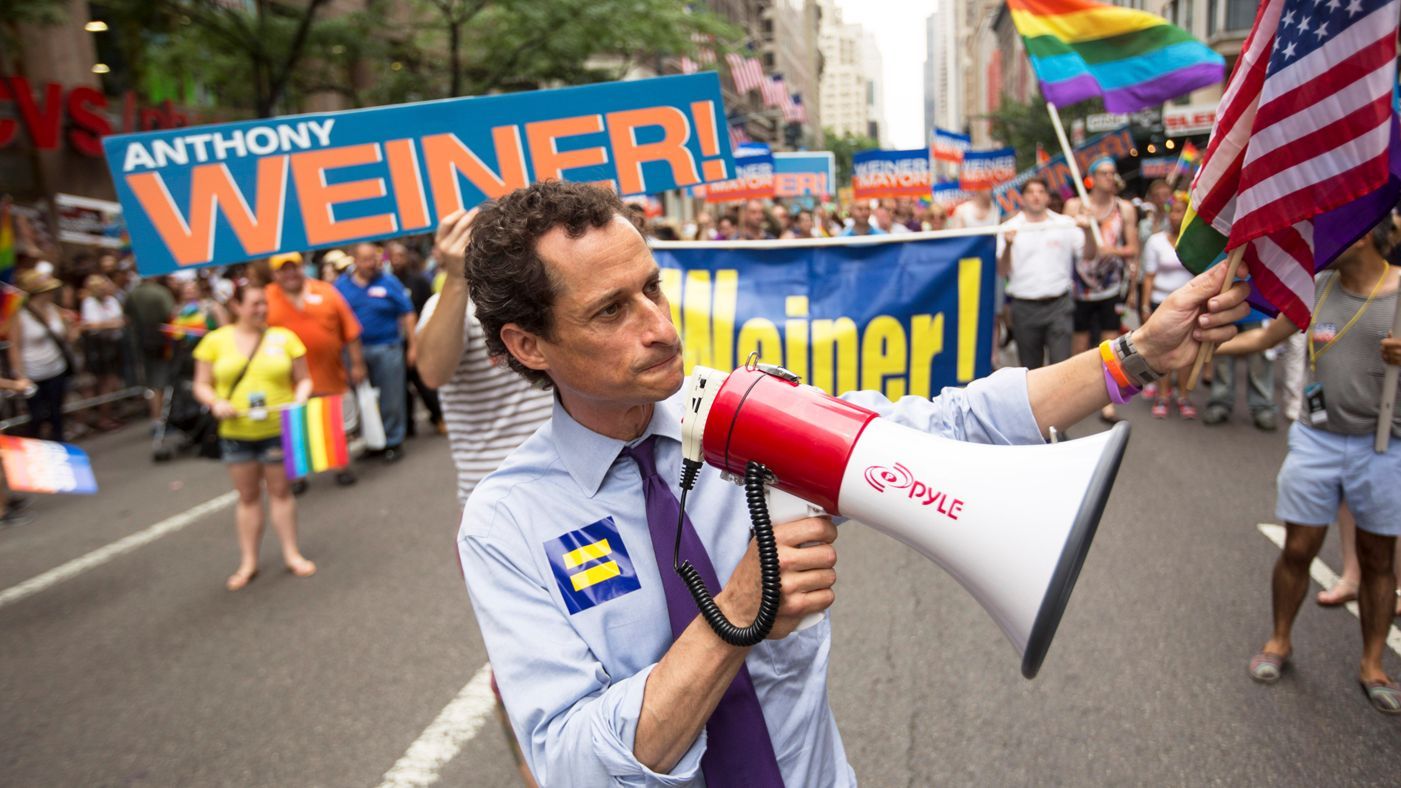 Anthony Weiner Campaigning