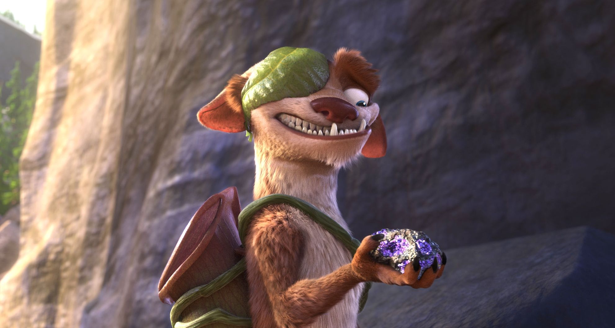 Buck (voiced by Simon Pegg) in &quot;Ice Age: Collision Course&quot;