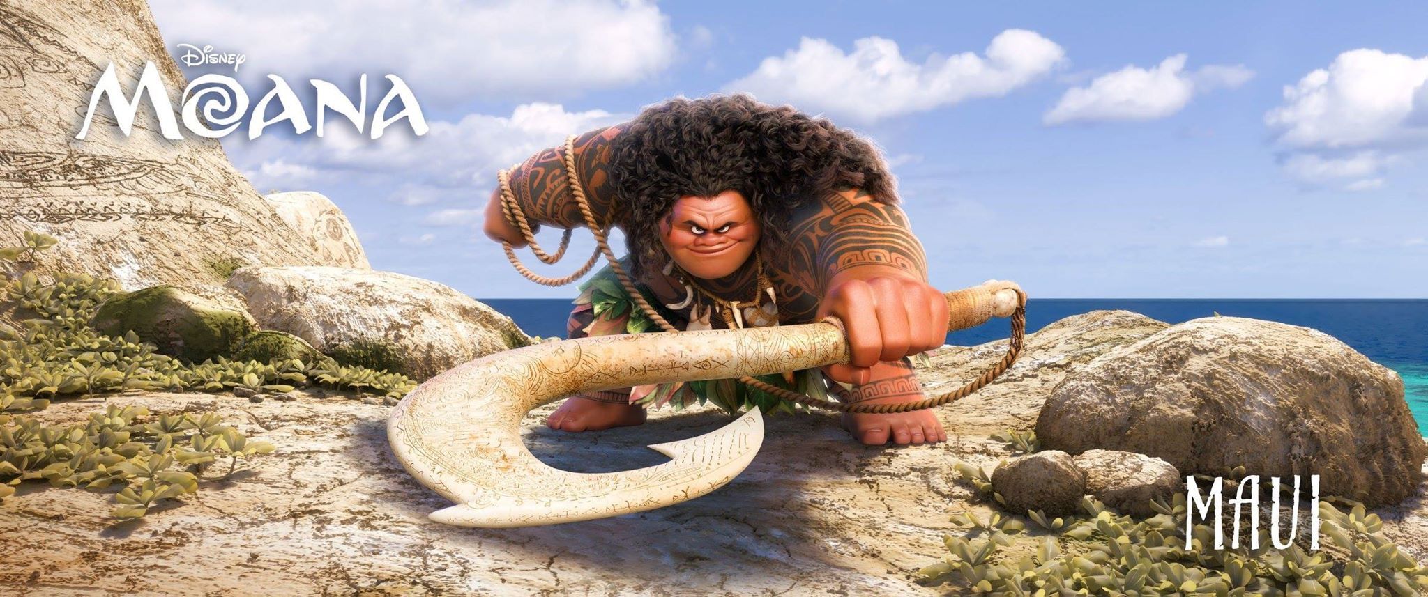 Maui voiced by Dwayne Johnson