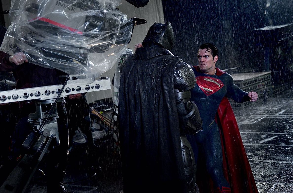 Another behind the scenes photo released from &#039;Batman v Supe