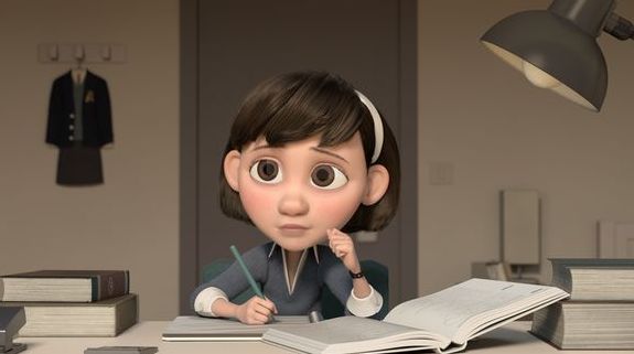 The Little Girl, voiced by mackenzie Foy, in &quot;The Little Prince&quot;