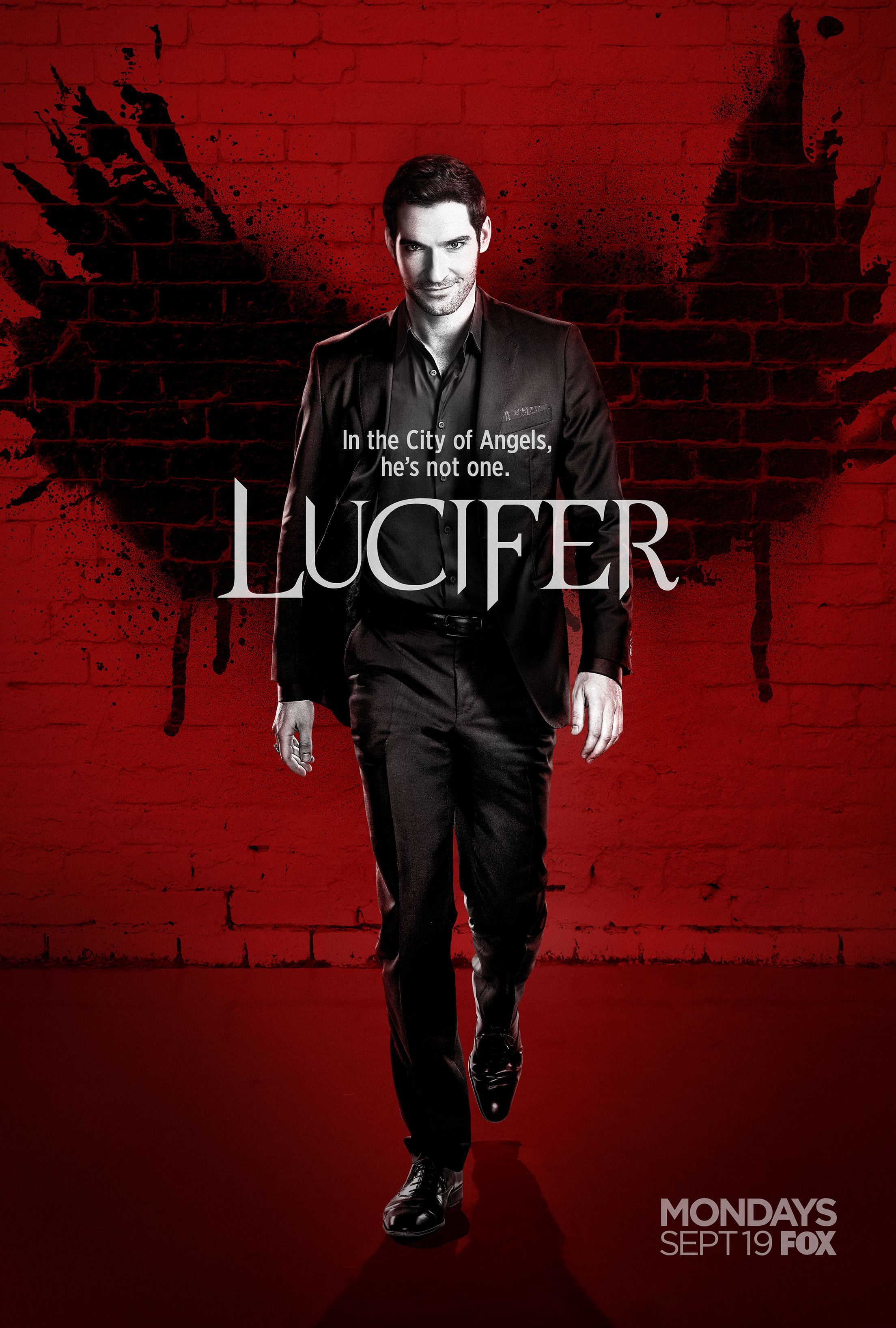 Official poster for season 2 of Lucifer