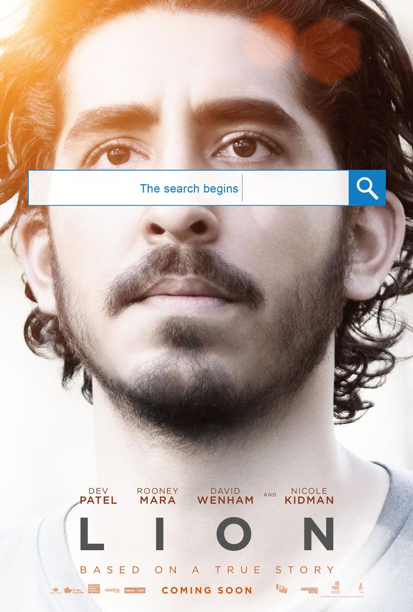 &#039;Lion&#039; (2016) Poster - Dev Patel and Rooney Mara