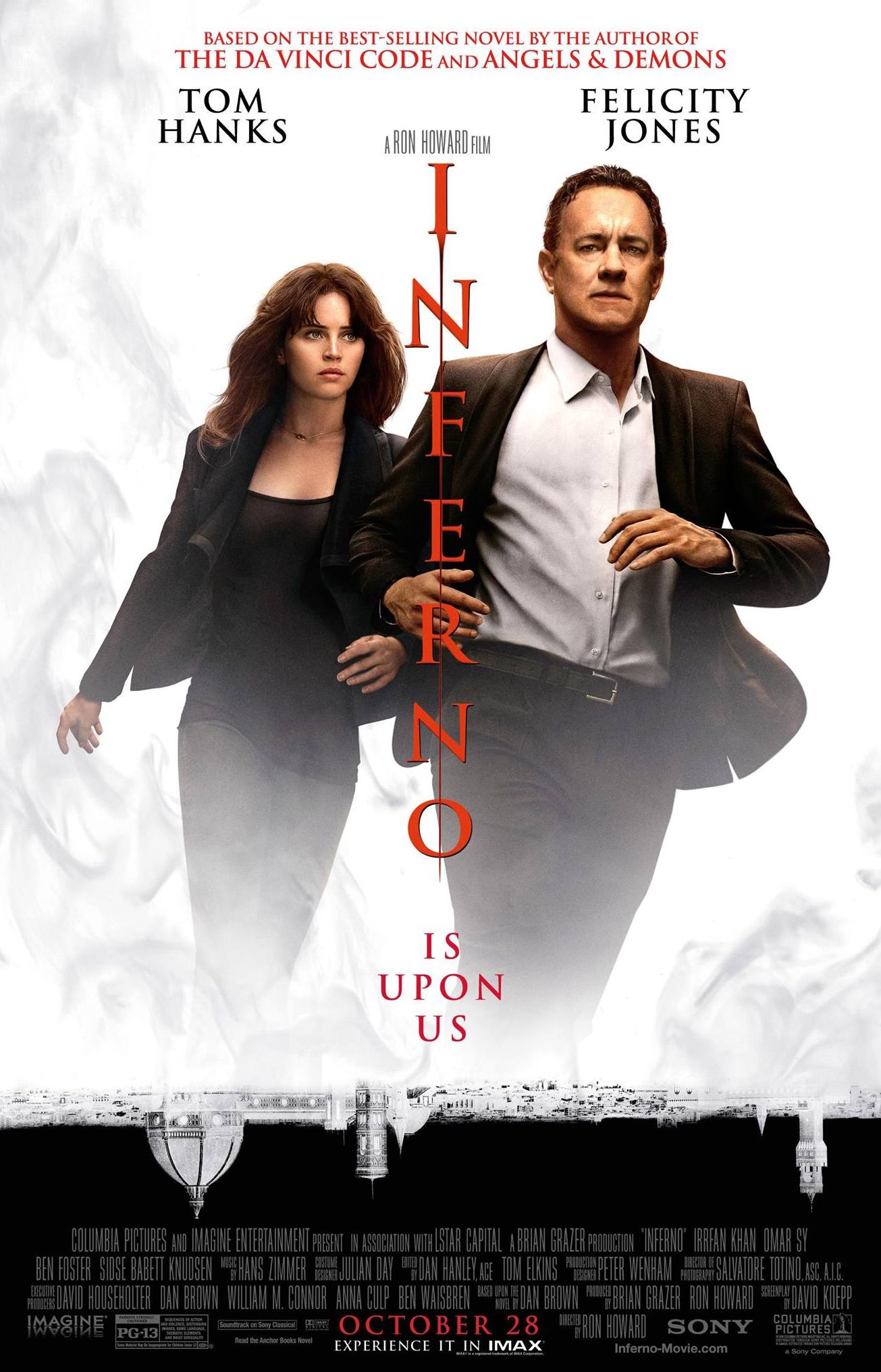 Tom Hanks is back for the latest poster promoting 'Inferno,'