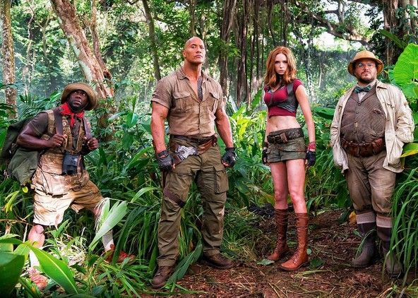 First look at &quot;Jumanji&quot; starring Dwayne Johnson, Kevin Hart,