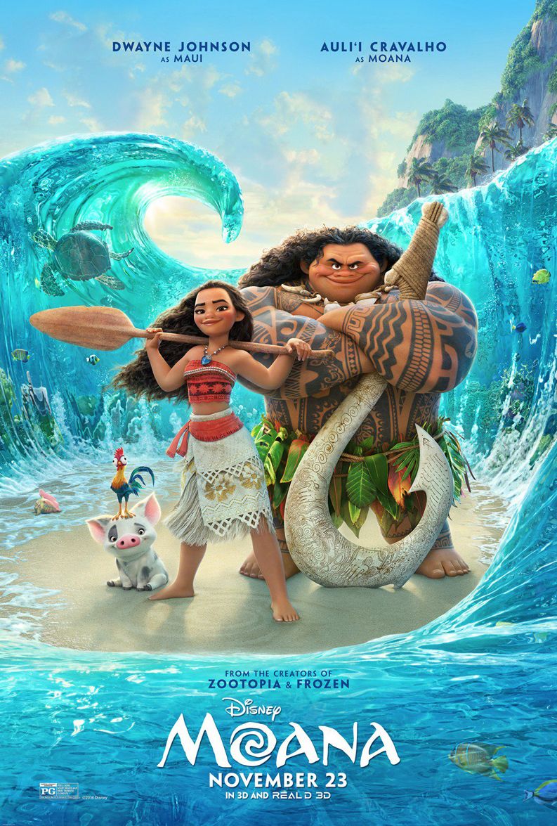 An inviting and colourful new poster for Disney&#039;s &#039;Moana&#039; re