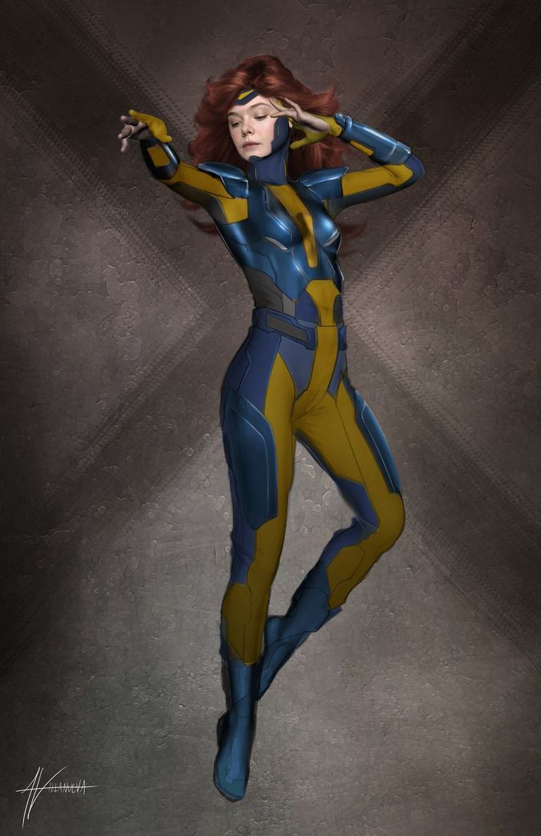 Early concept art of Jean Grey in &#039;X-Men: Apocalypse&#039;