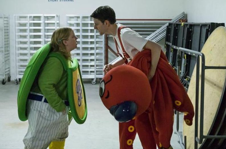 Sarah Baker and Zach Woods in &quot;Mascots&quot;