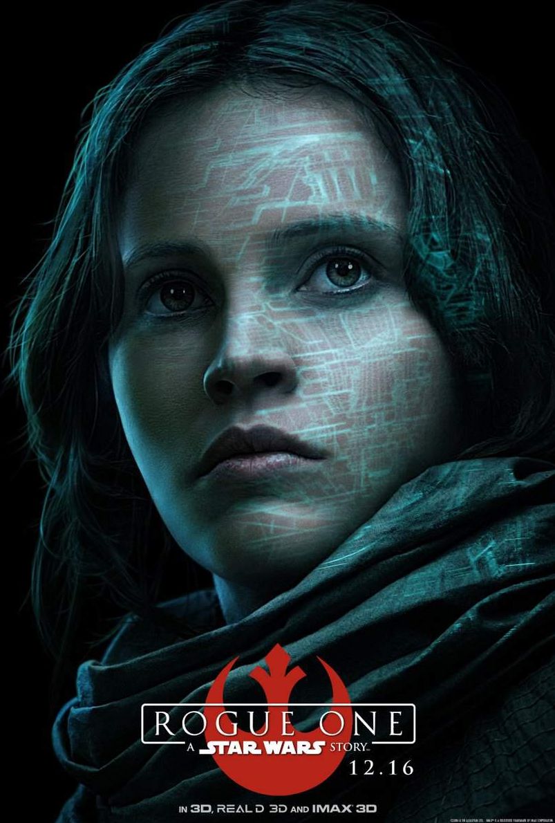 Felicity Jones as Jyn Erso