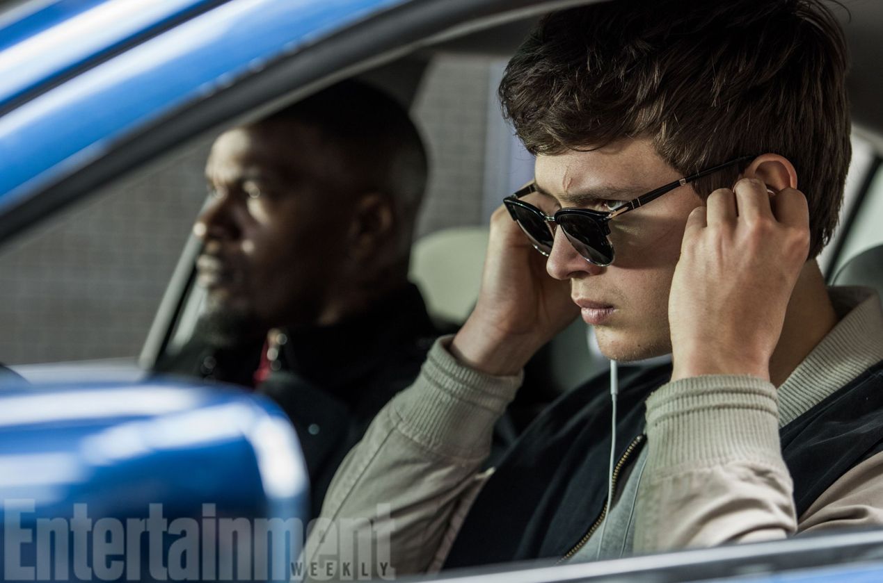 Ansel Elgort and Jamie Foxx