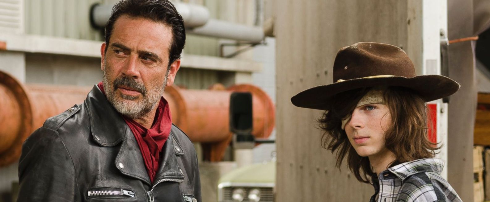 Carl and Negan