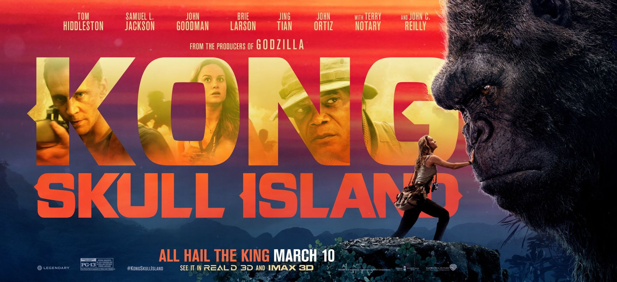 Brie Larson meets the King himself in a new banner for &#039;Kong