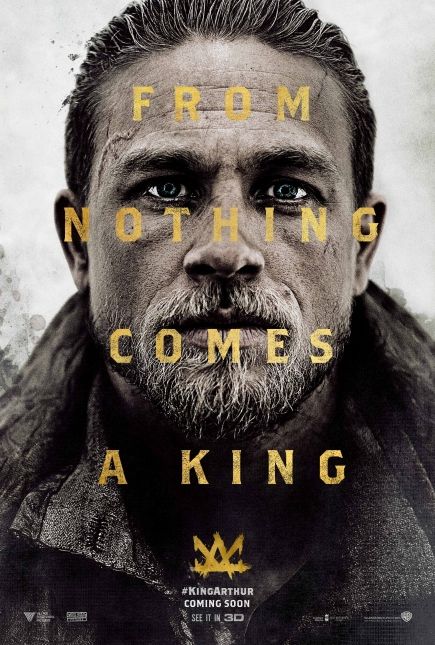 First poster of Charlie Hunnam in &#039;King Arthur&#039;